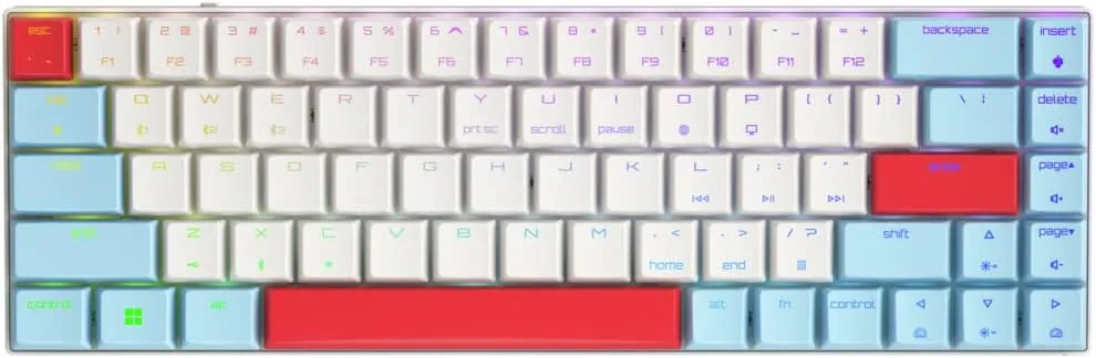 Compact Wireless Gaming Keyboard RGB MX Speed Switches