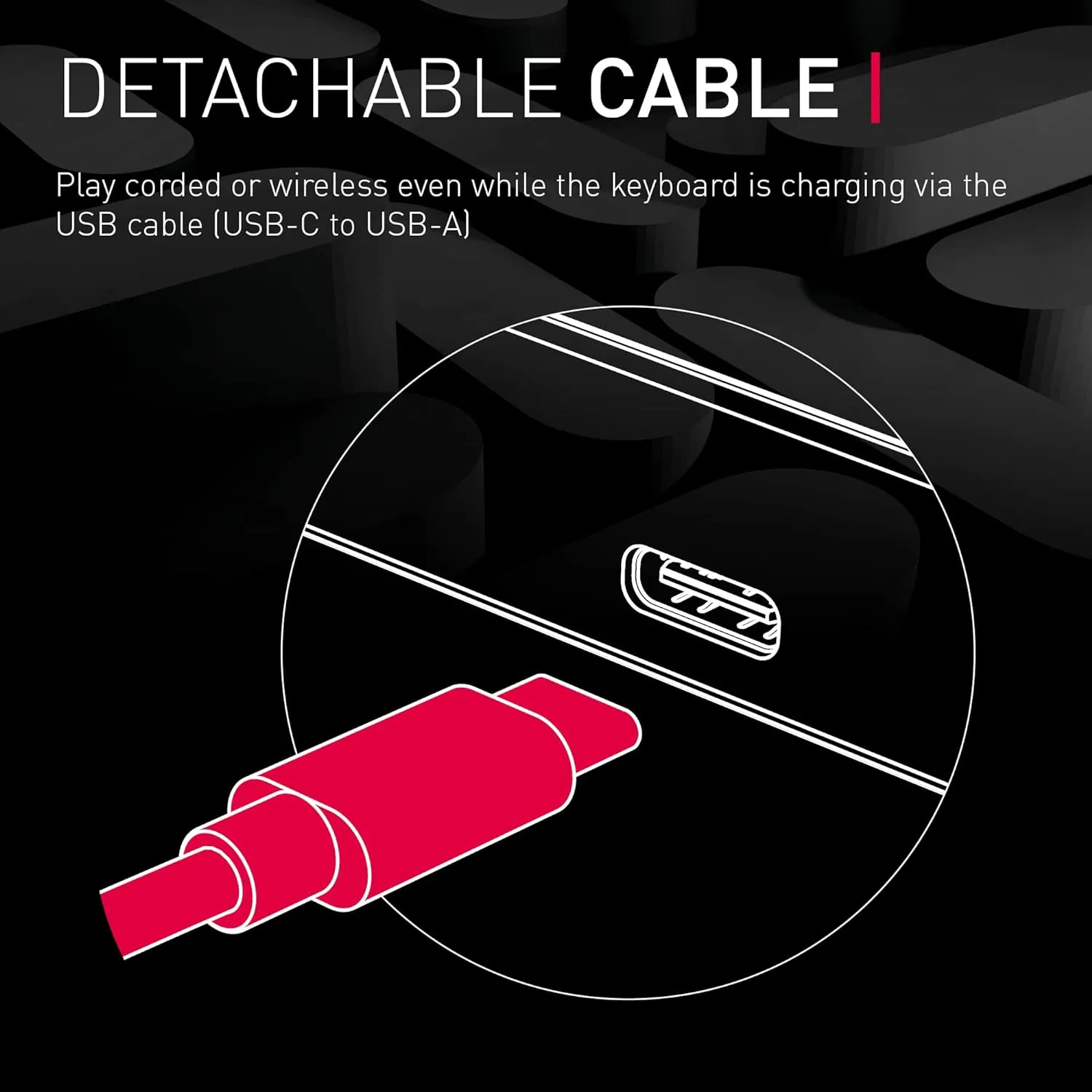 Compact Wireless Gaming Keyboard RGB MX Speed Switches