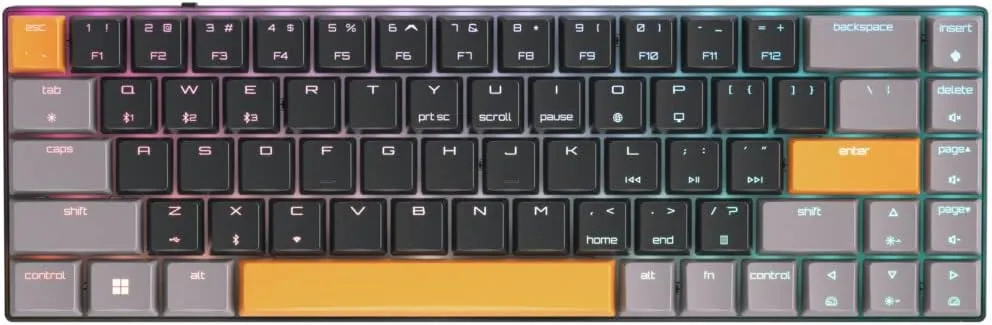 Compact Wireless Gaming Keyboard RGB MX Speed Switches