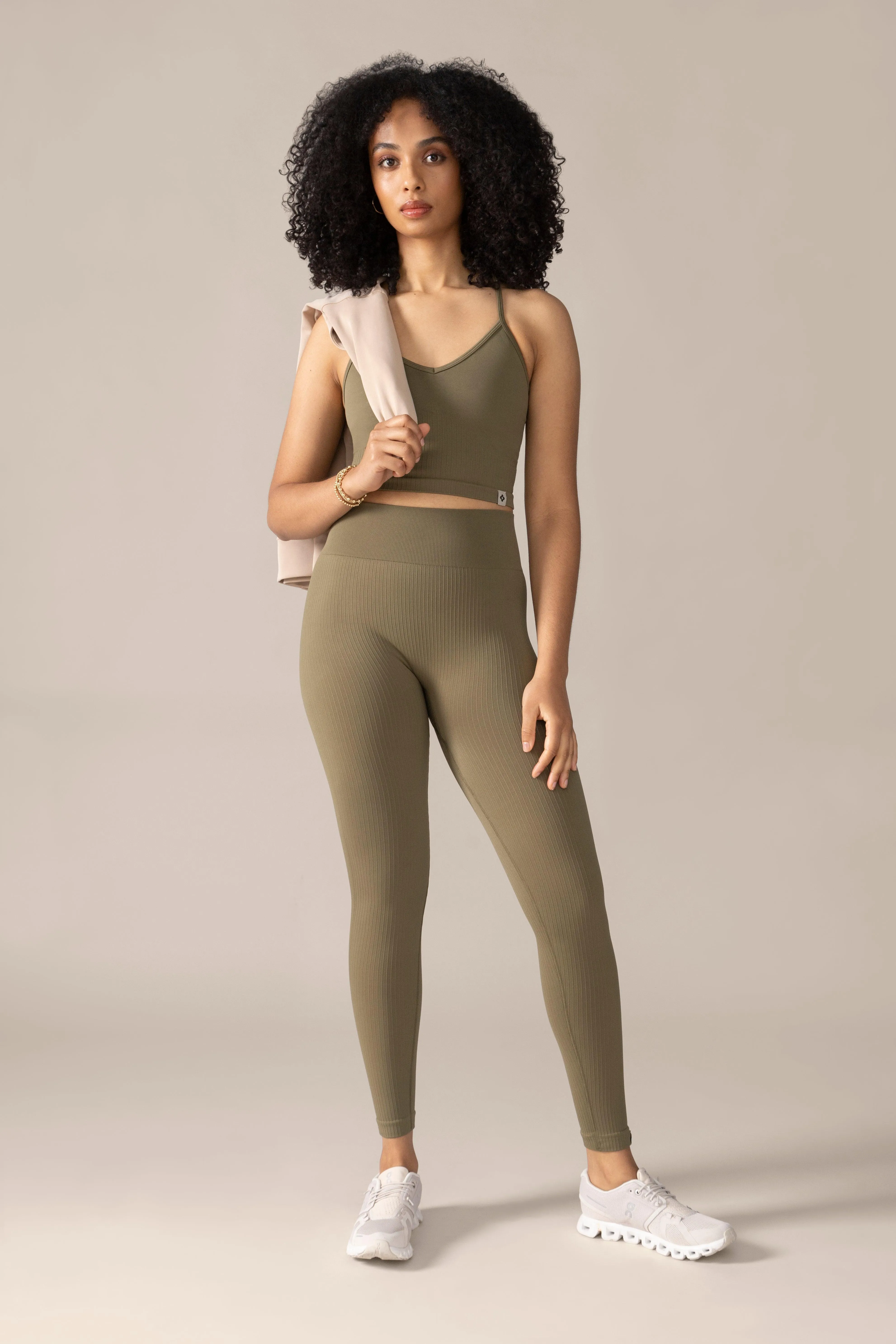 Contour Seamless Legging - Olive