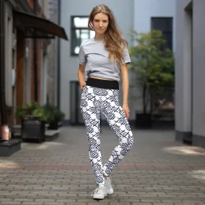 Costa Rican crosses - Hibiscus Surfwear - Ethical Yoga Leggings