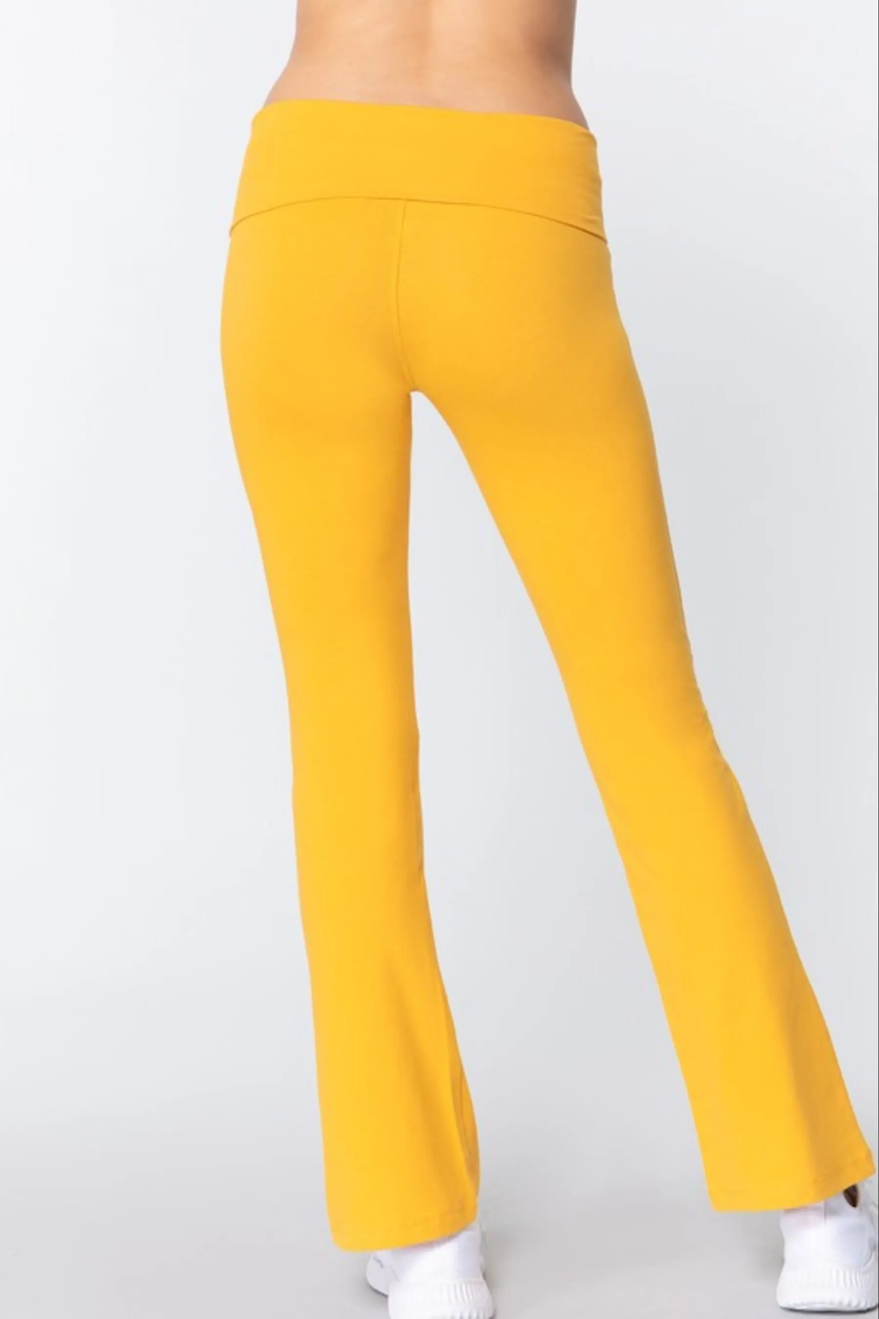 Cotton Spandex Yoga Pants with Fold-Over Waistband ZP8150C28 $7.50Each