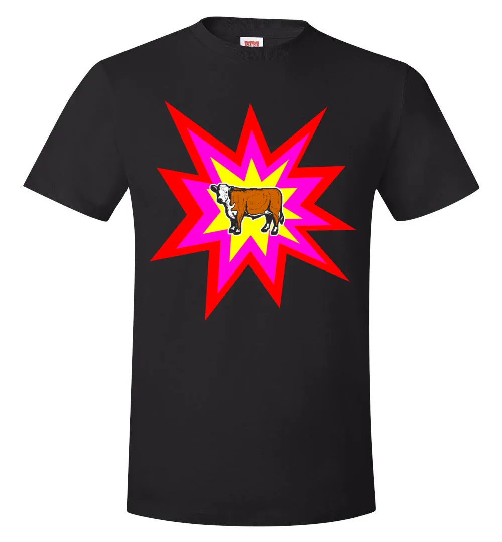 Cow Pow pop-art t-shirt KiDs