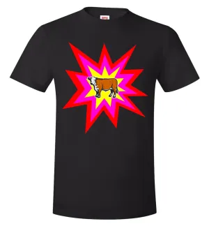 Cow Pow pop-art t-shirt KiDs