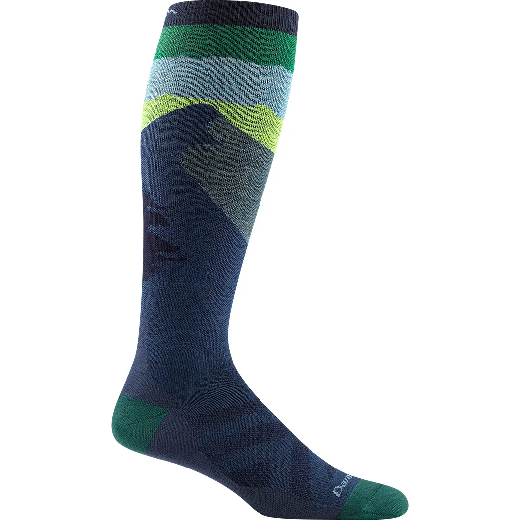 Darn Tough Mens Solstice Over-The-Calf Lightweight Ski & Snowboard Socks