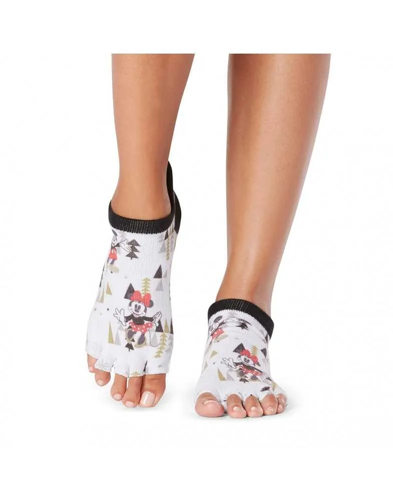 Disney Half Toe Low Rise Grip Socks