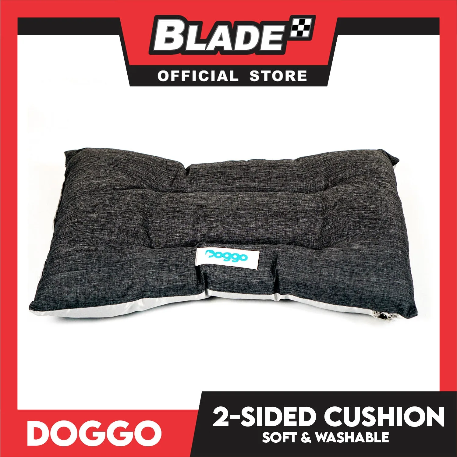 Doggo 2-Sided Cushion Bed (Small) Dog Bed Sleeping Calming Bed
