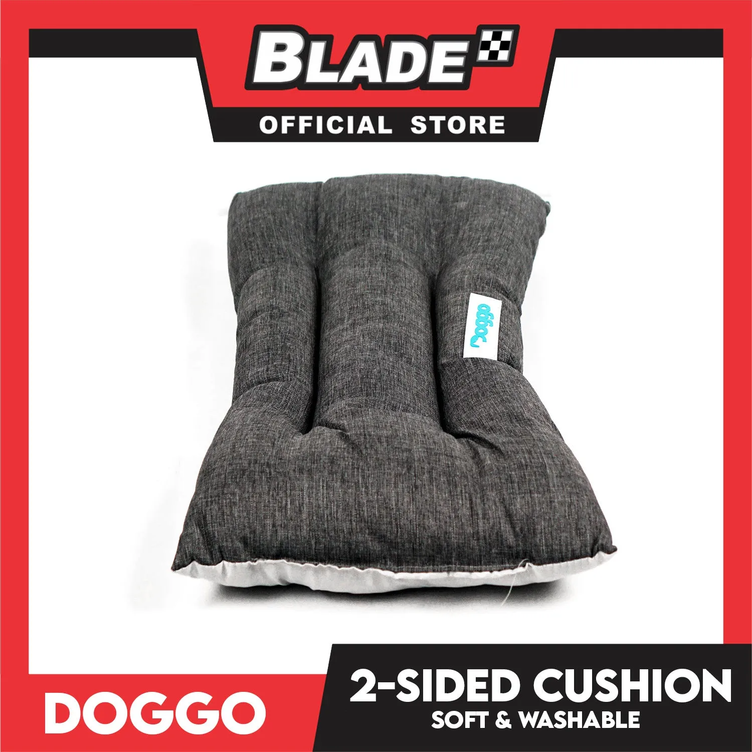 Doggo 2-Sided Cushion Bed (Small) Dog Bed Sleeping Calming Bed
