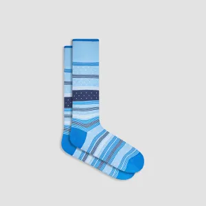 Dotted Stripes Mid-Calf Socks