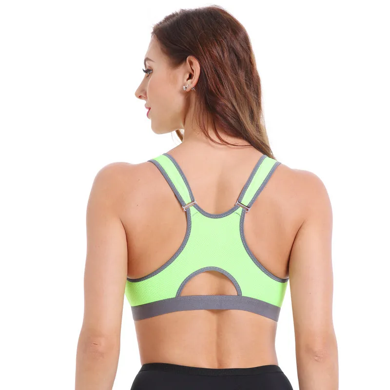 Double layer super gather shockproof sports underwear
