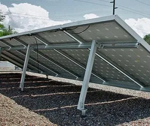 DPW Solar Low Profile Roof/Ground Mount for 5 type H Modules 39-42" x 77"