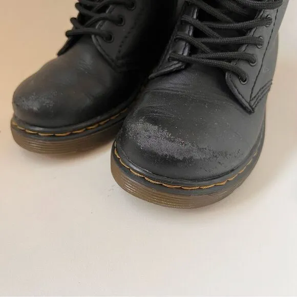 Dr Martens 1460 Boot Kids in Black Toddler US 10