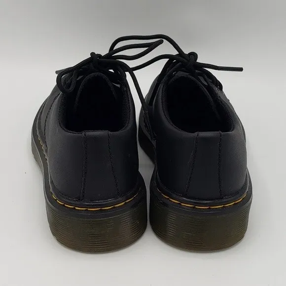 Dr. Martens Kid's Black Leather Shoes Size 13
