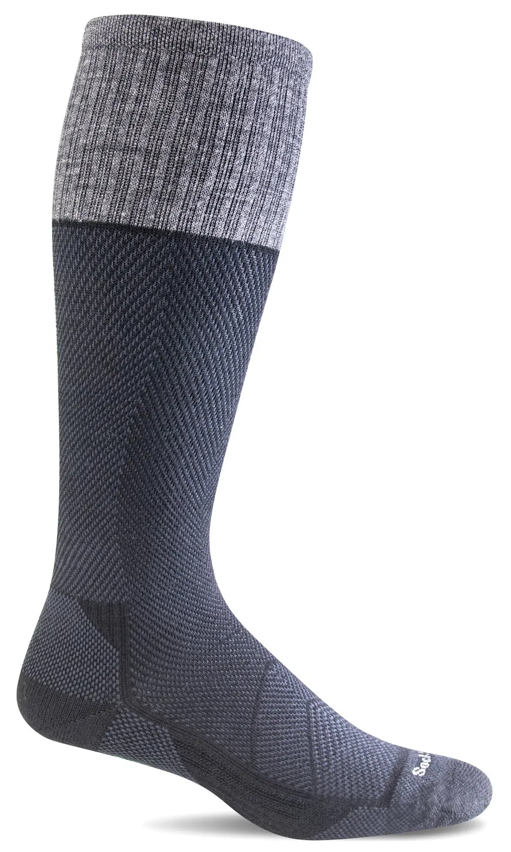 Elevate Men Knee-High Men - Black Moderate Compression (15-20mmHg)