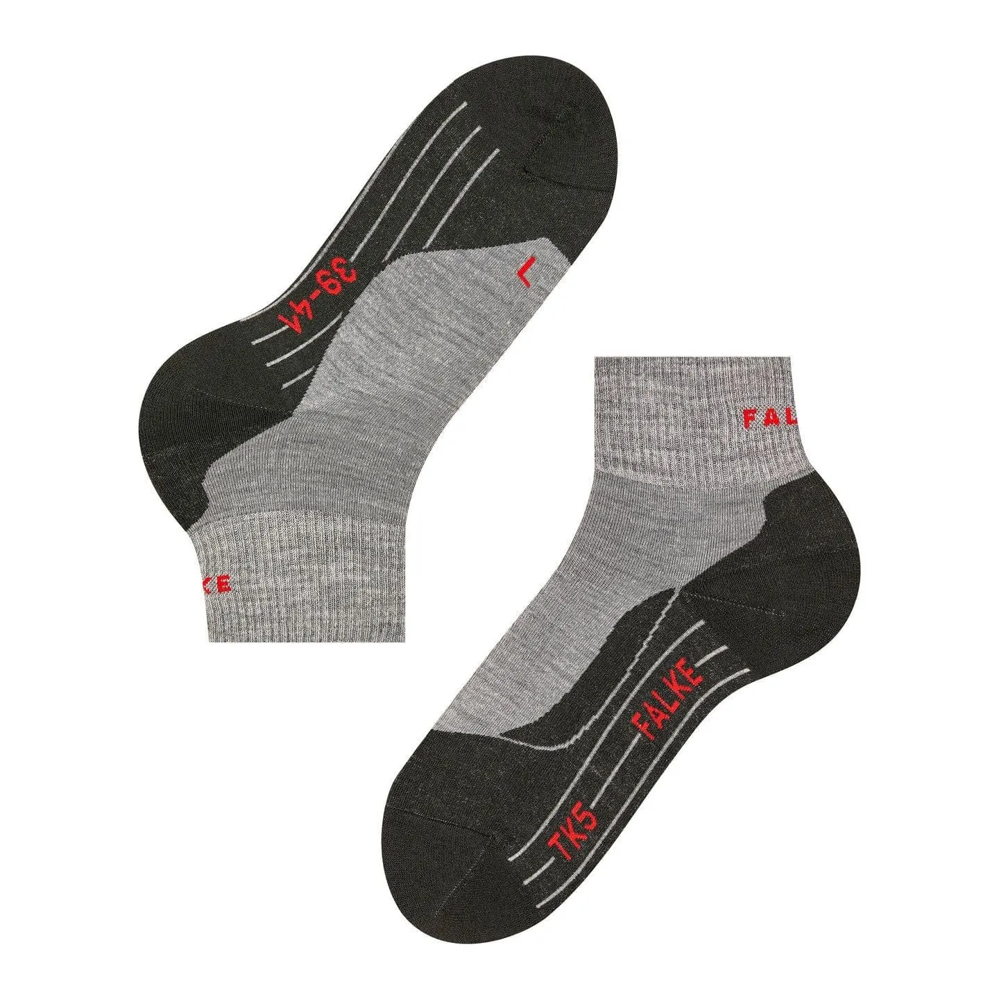 FALKE Mens TK5 Wander Short Trekking Mini-Crew Socks