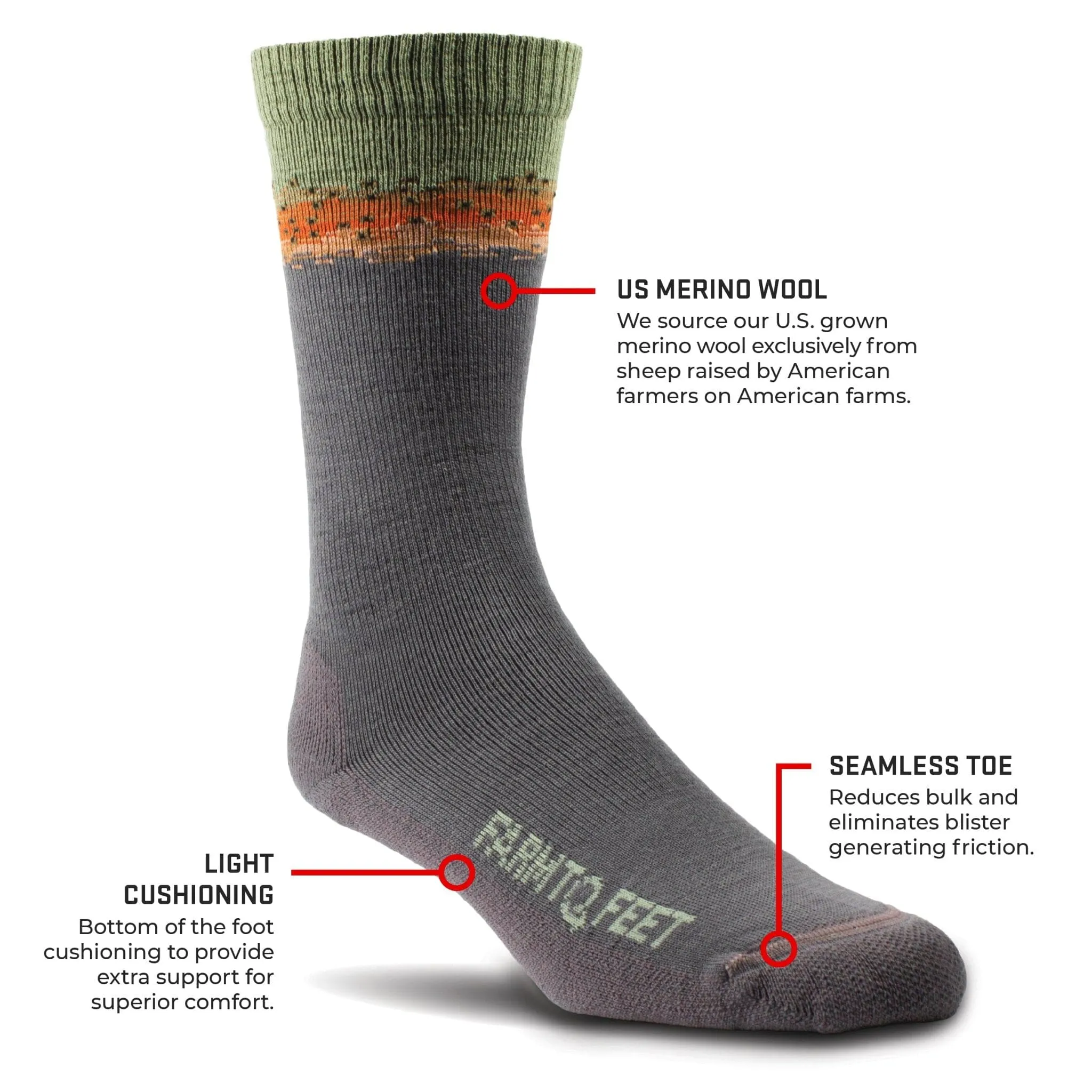 Farm to Feet Missoula Light Cushion Socks