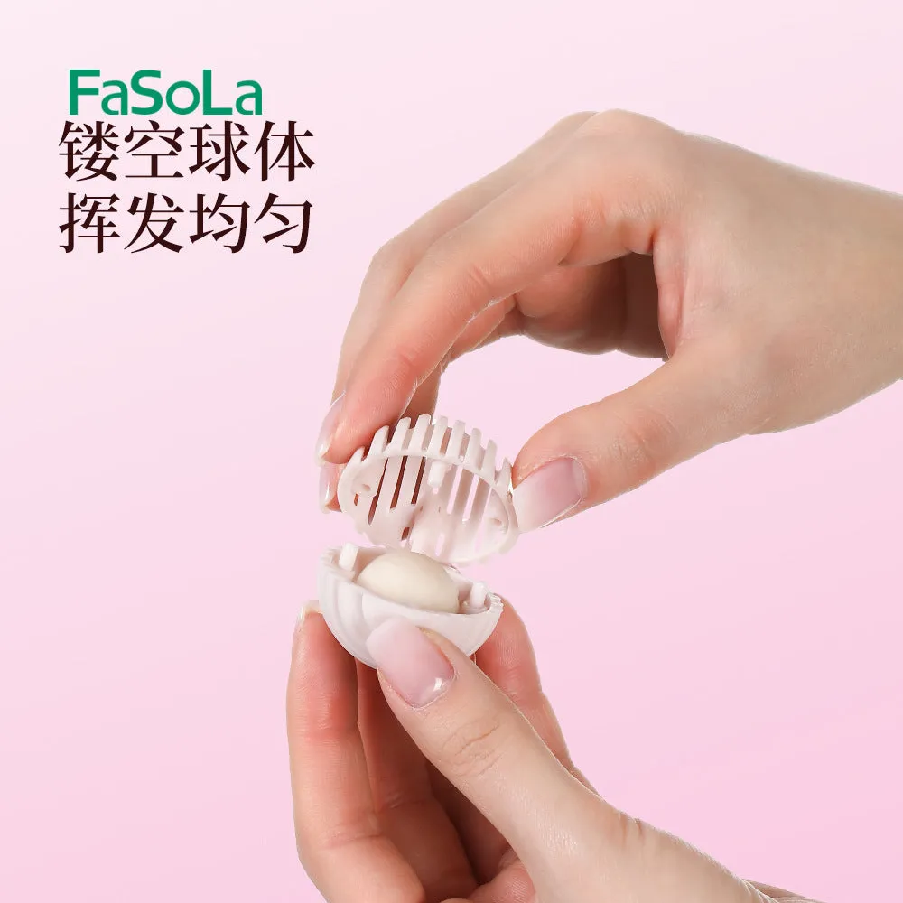 FaSoLa Shoe Deodorant Balls - Sakura White Peach Scent, Pink, 6 Pieces