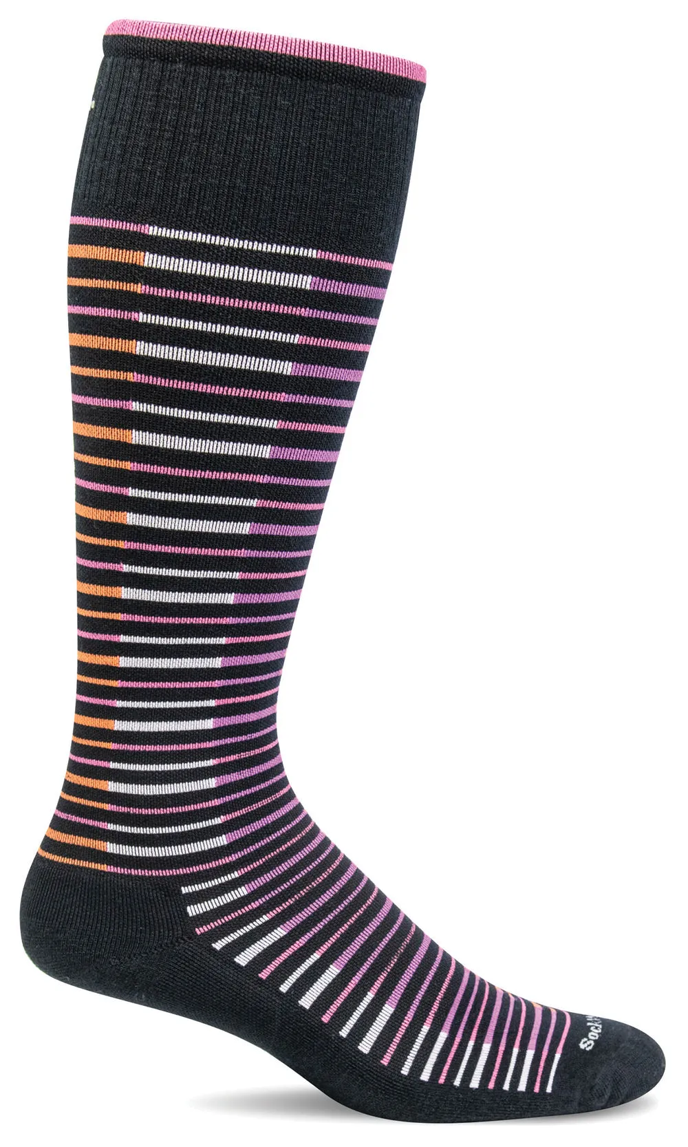 Featherweight FLAIR Knee-High Women - Black II Moderate Compression (15-20mmHg)