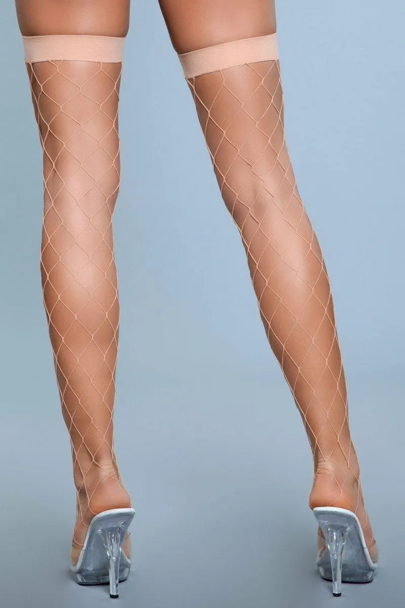 Fence Net Thigh Highs