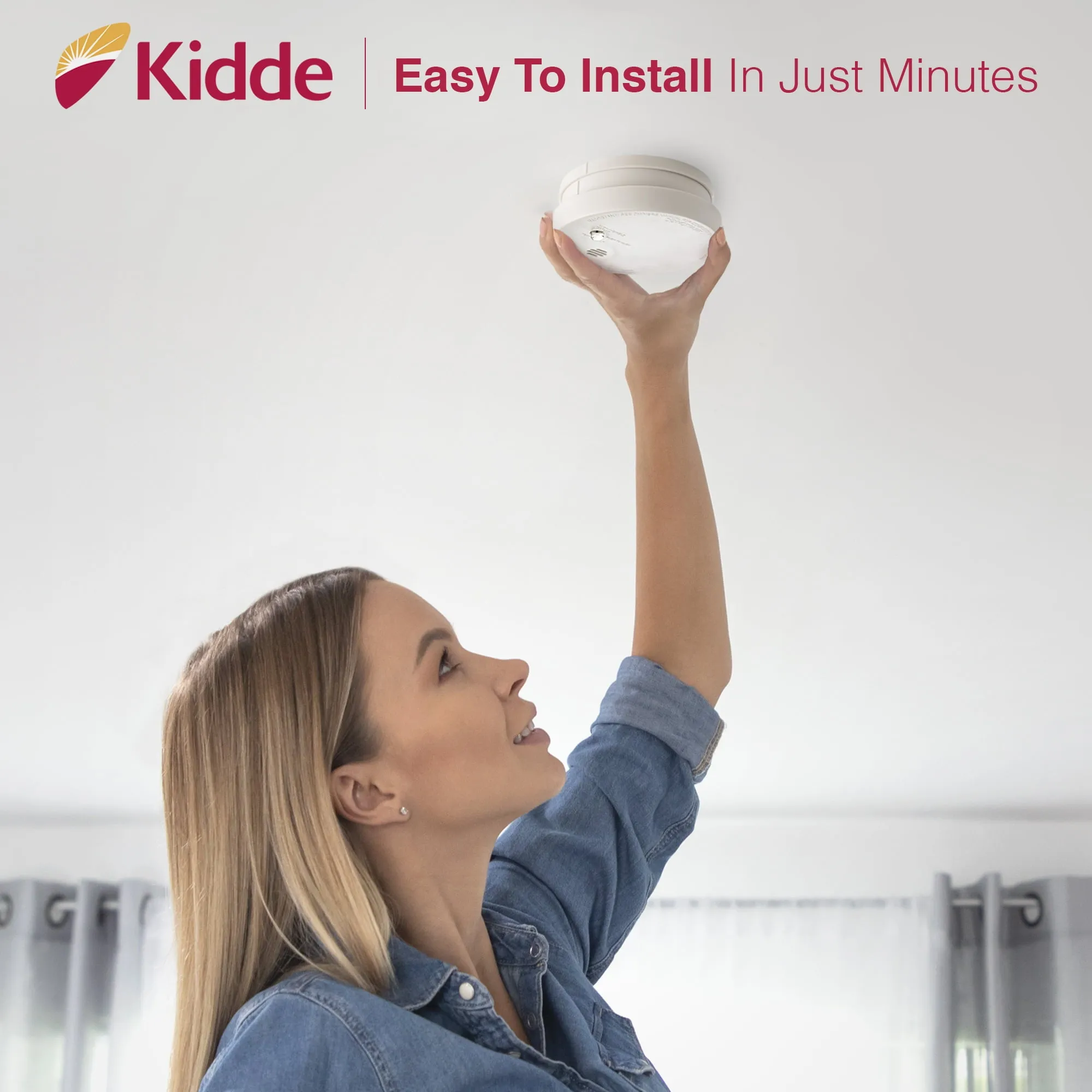 Fire Sentry Model 0914 Smoke and Fire Alarm Micro Profile Kidde 9V New