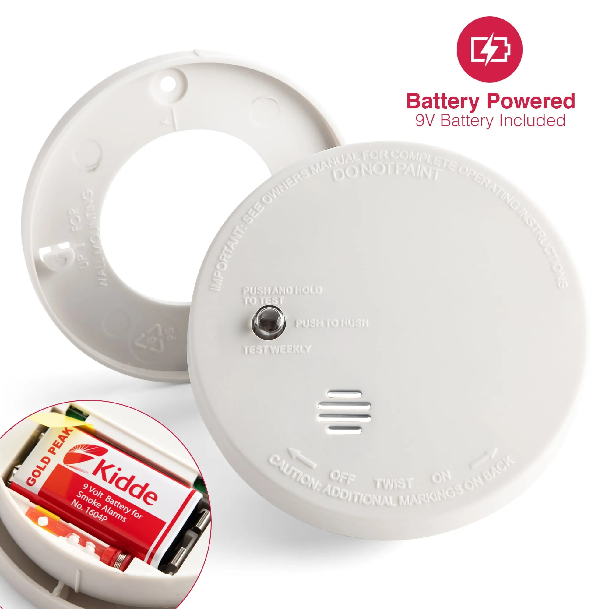 Fire Sentry Model 0914 Smoke and Fire Alarm Micro Profile Kidde 9V New