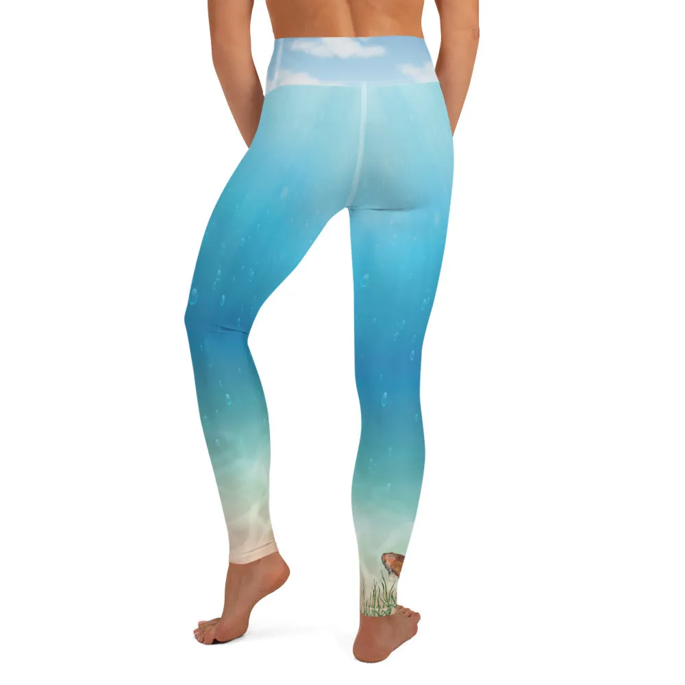 Fish Under Water - Yoga Leggings