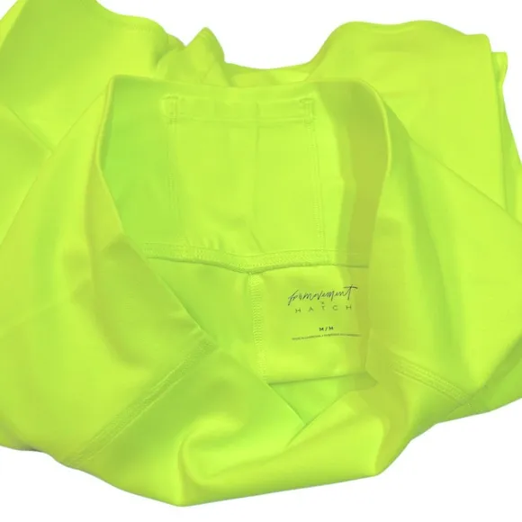 FP Movement by Free People x Hatch Never Better Yellow Athletic Maternity Shorts
