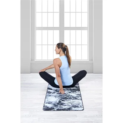 GAIAM PREMIUM SUPPORT DARK MARBLE 6MM YOGA MAT