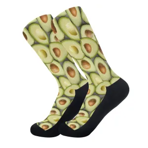 Garden Fresh Socks: Avocado
