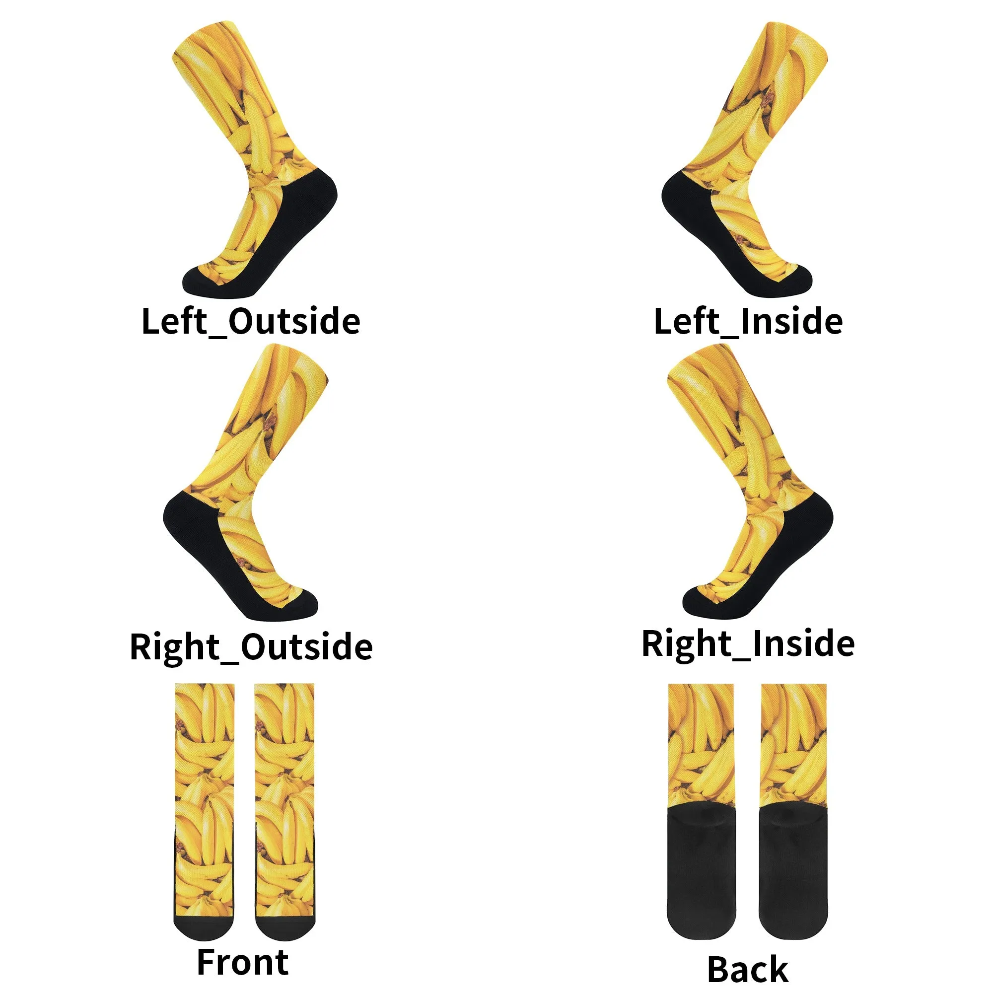 Garden Fresh Socks: Banana