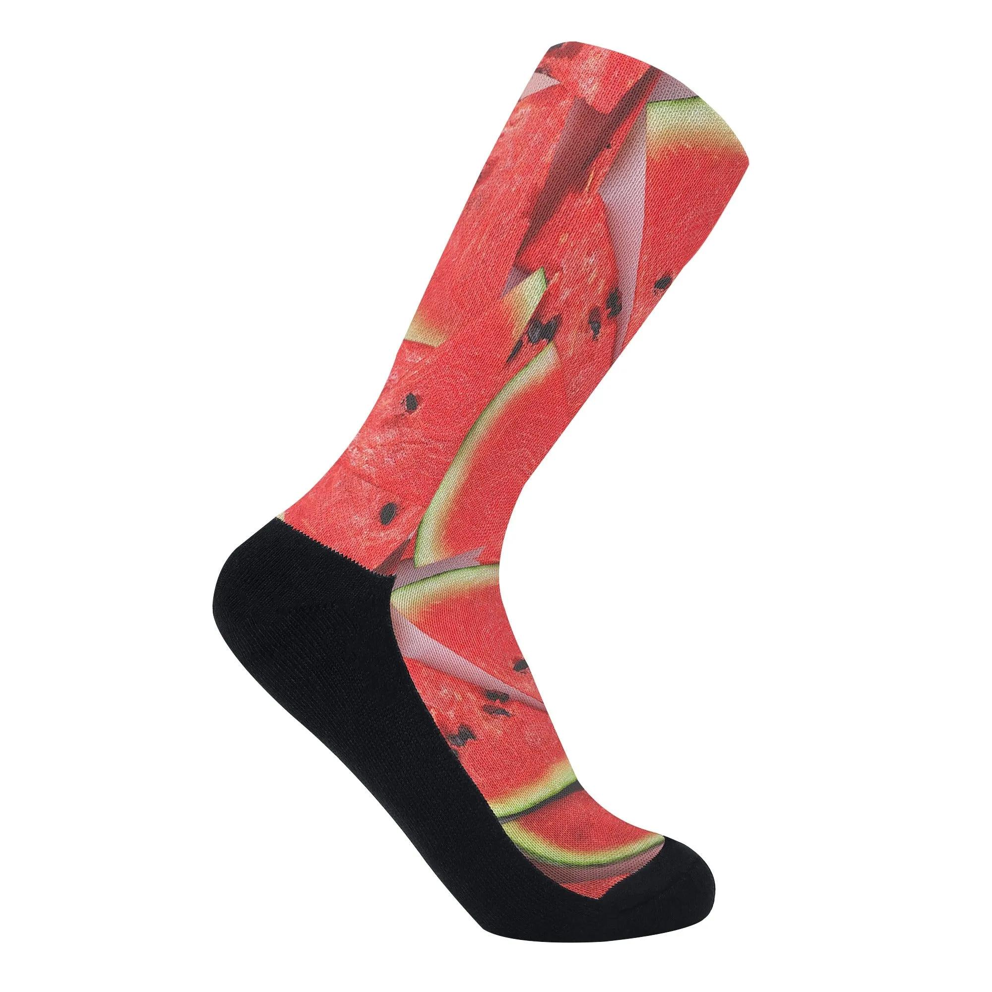 Garden Fresh Socks: Watermelon