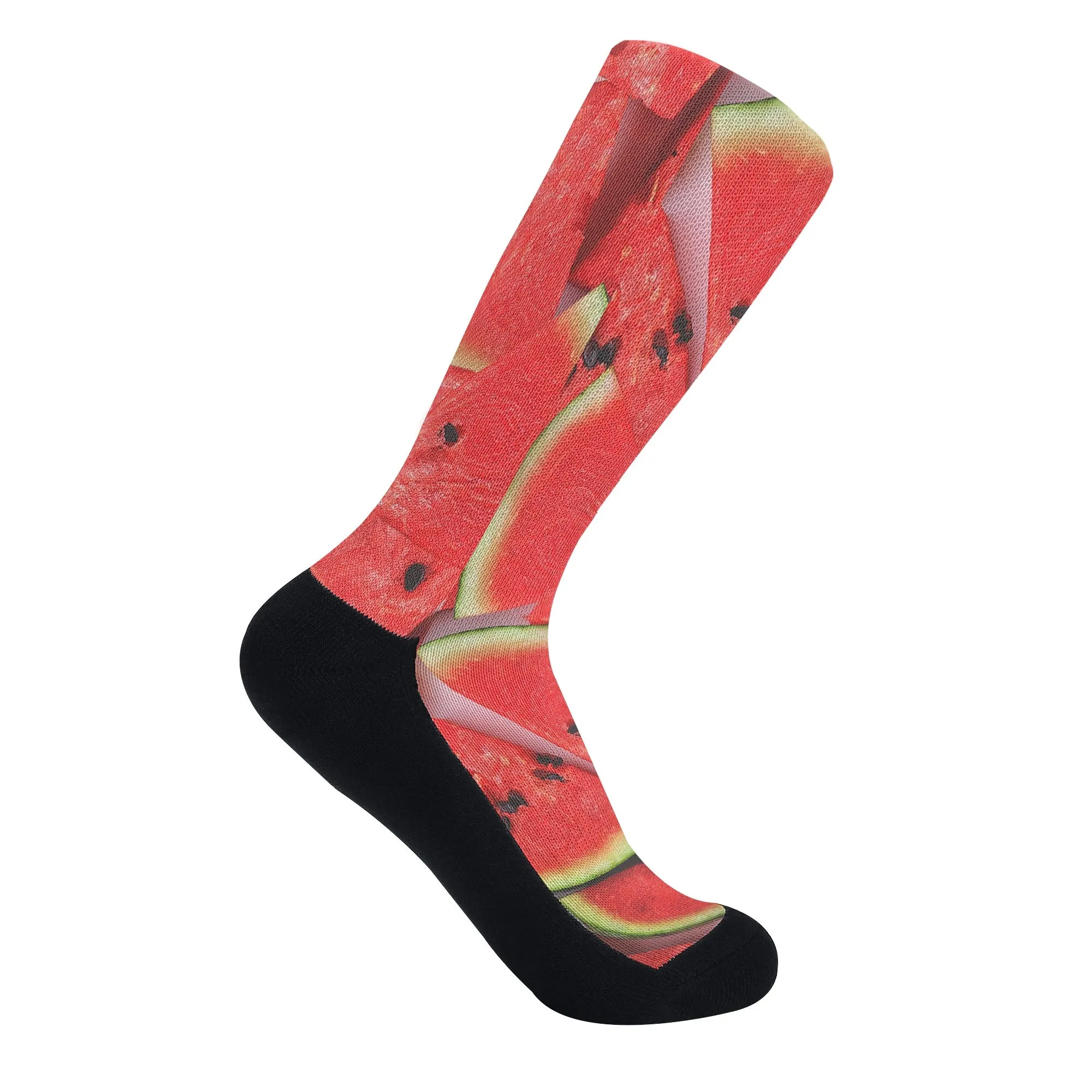 Garden Fresh Socks: Watermelon