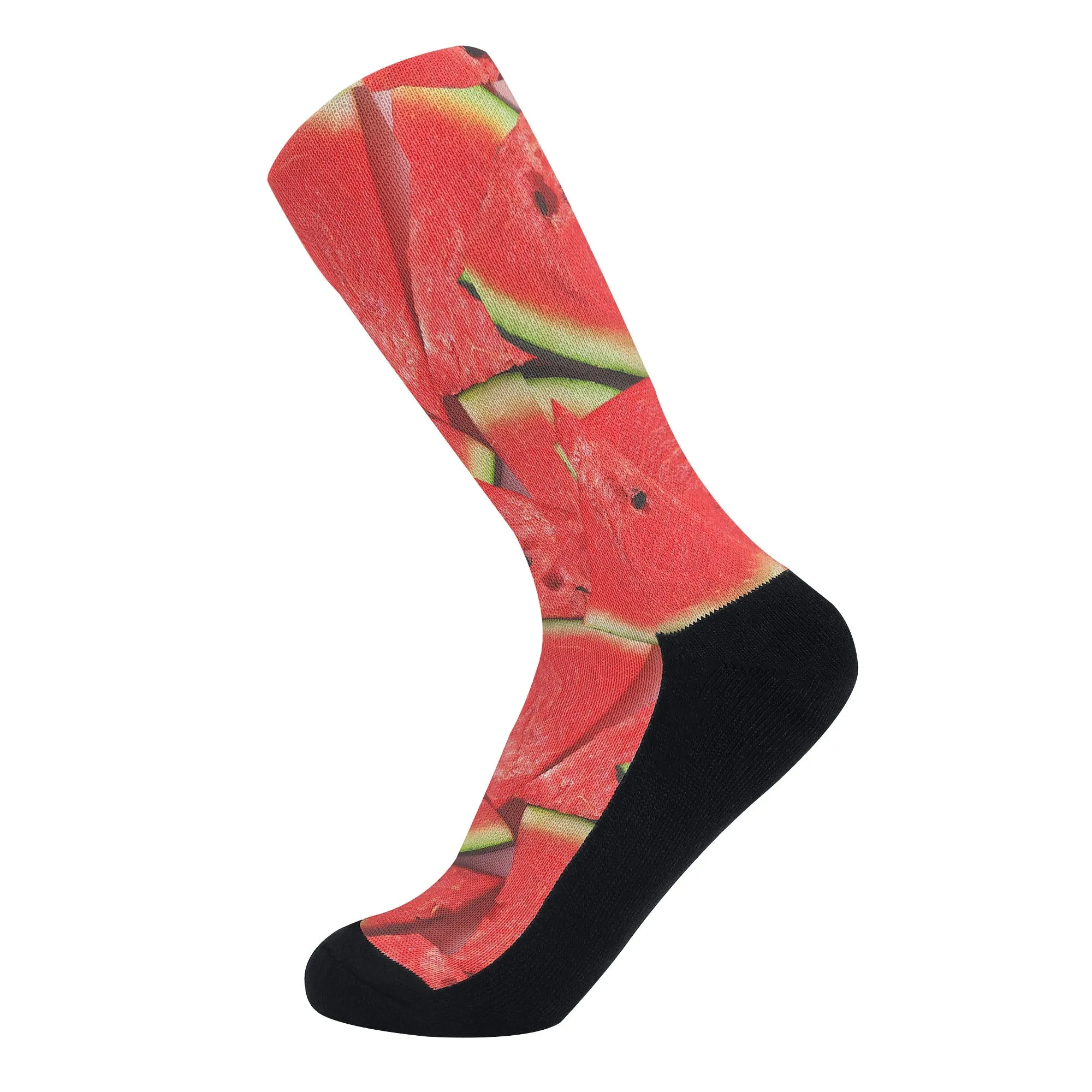 Garden Fresh Socks: Watermelon