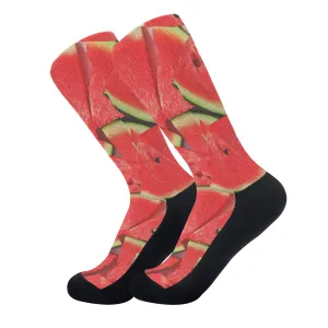 Garden Fresh Socks: Watermelon