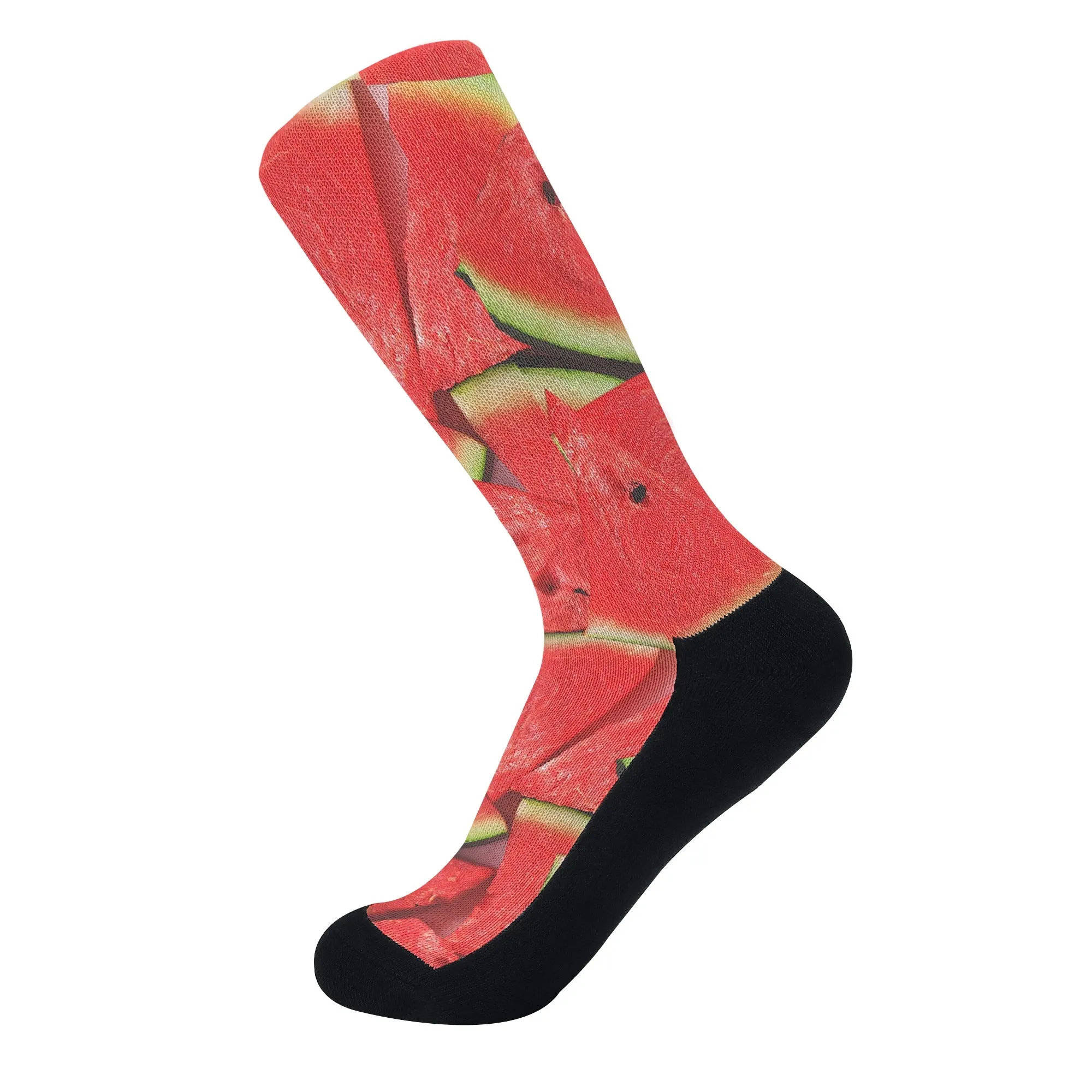 Garden Fresh Socks: Watermelon