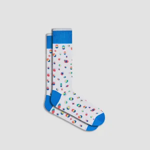 Geometric Mid-Calf Socks