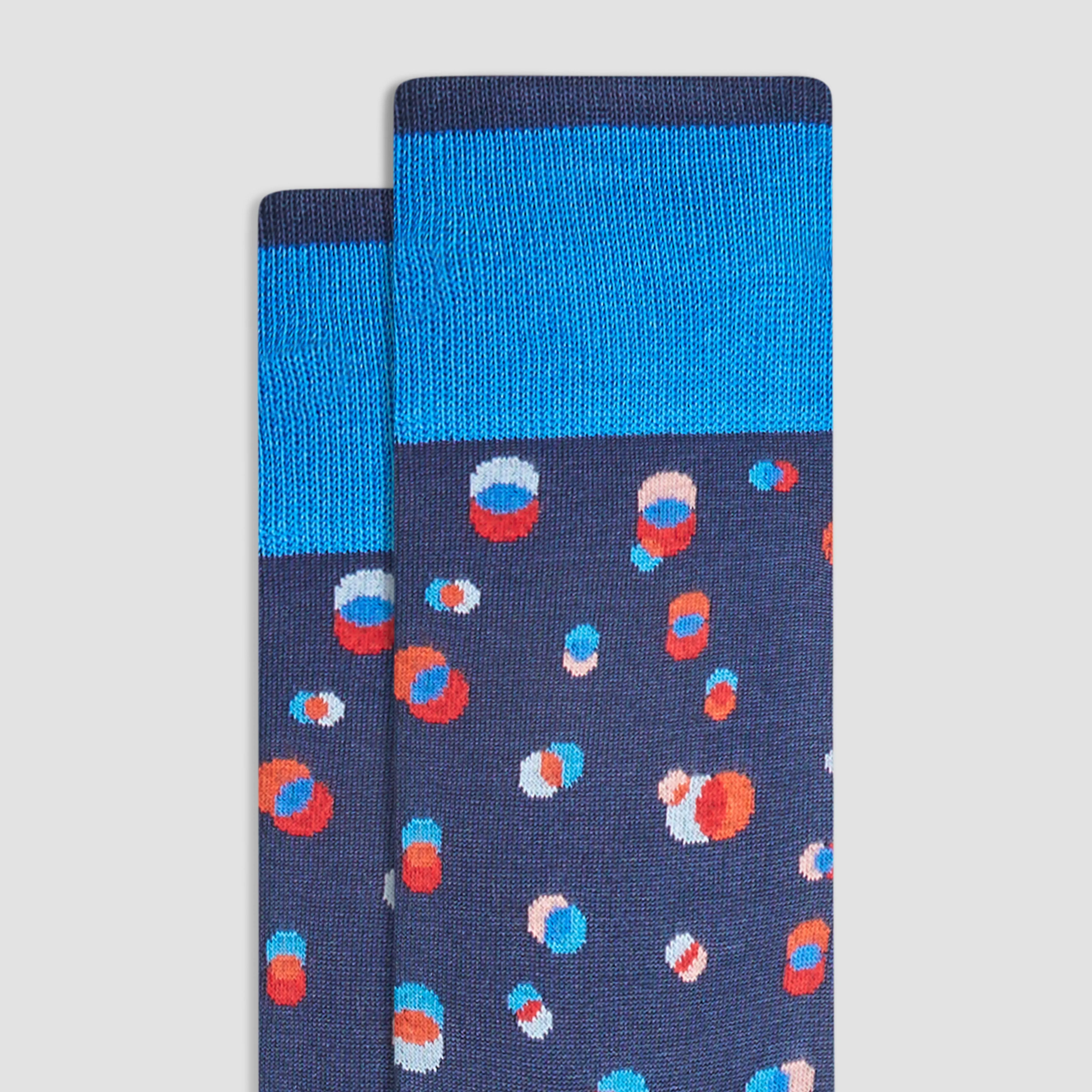 Geometric Mid-Calf Socks