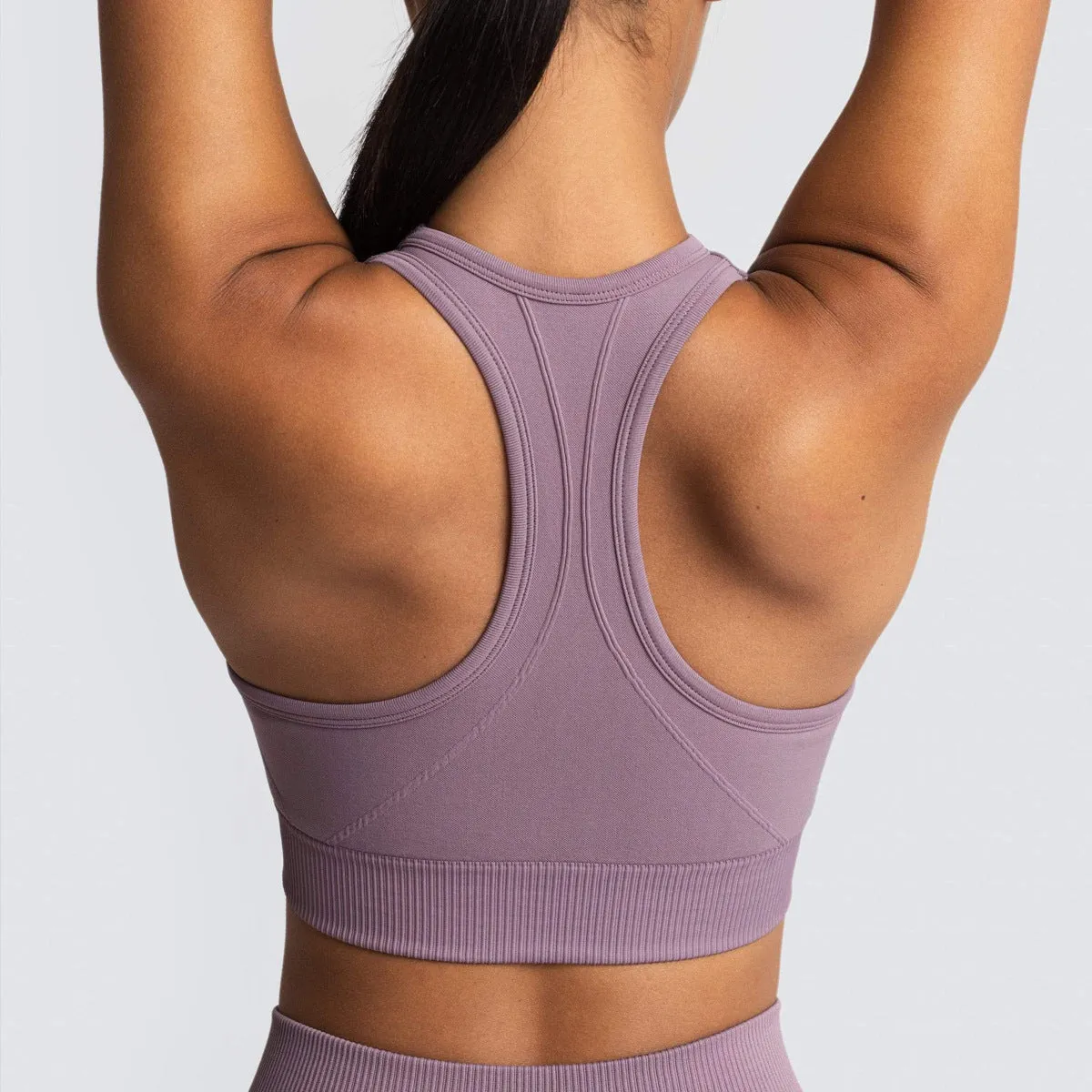 Goods In Stock Fast Drying Back Sports Bra, trendy Outdoor Sports Running Seamless Knitted Fitness Vest