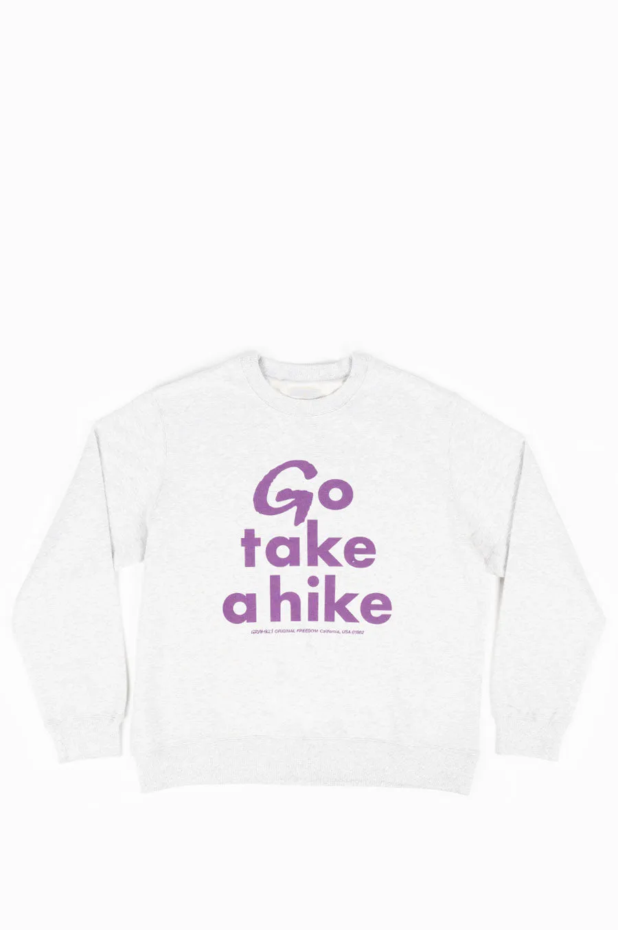 GRAMICCI TAKE A HIKE SWEATSHIRT ASH HEATHER