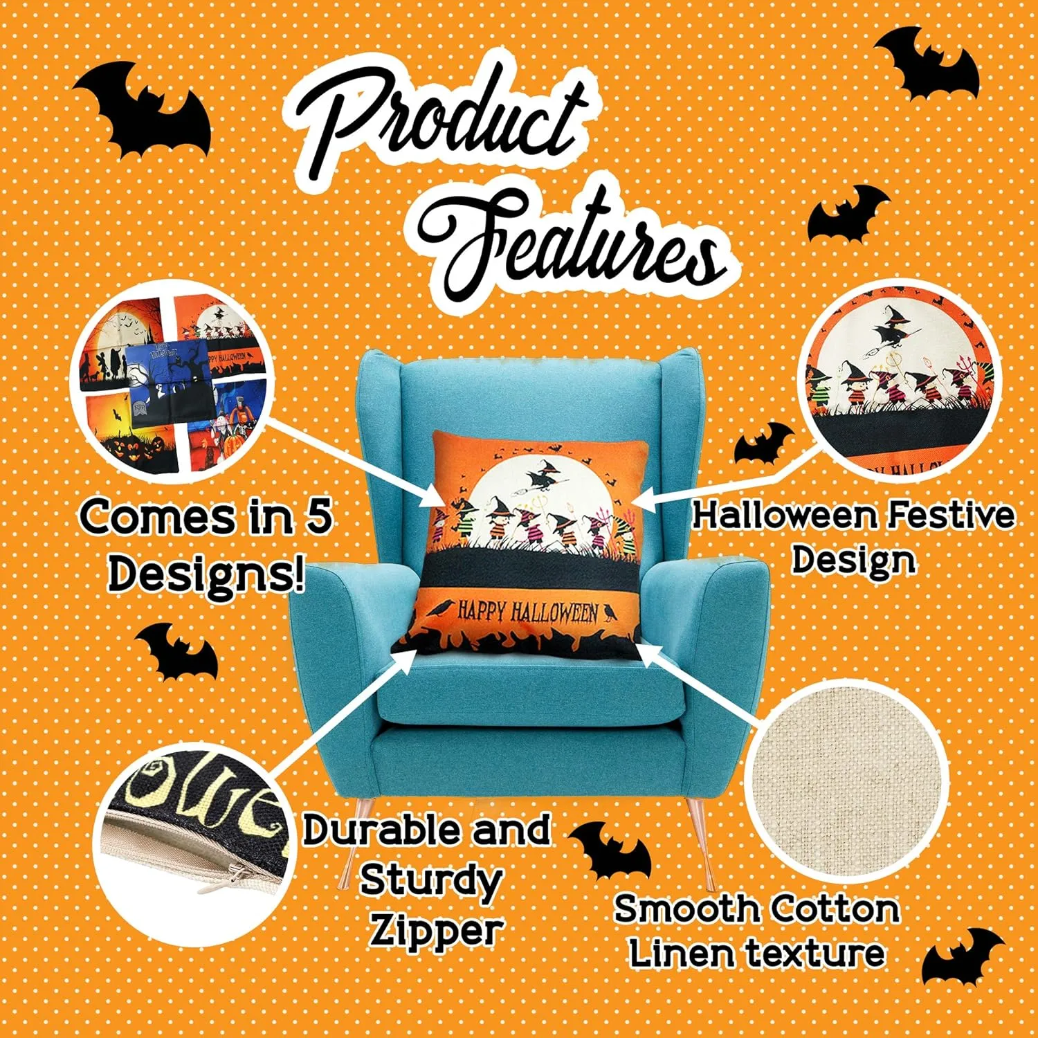 Halloween Cushion Covers