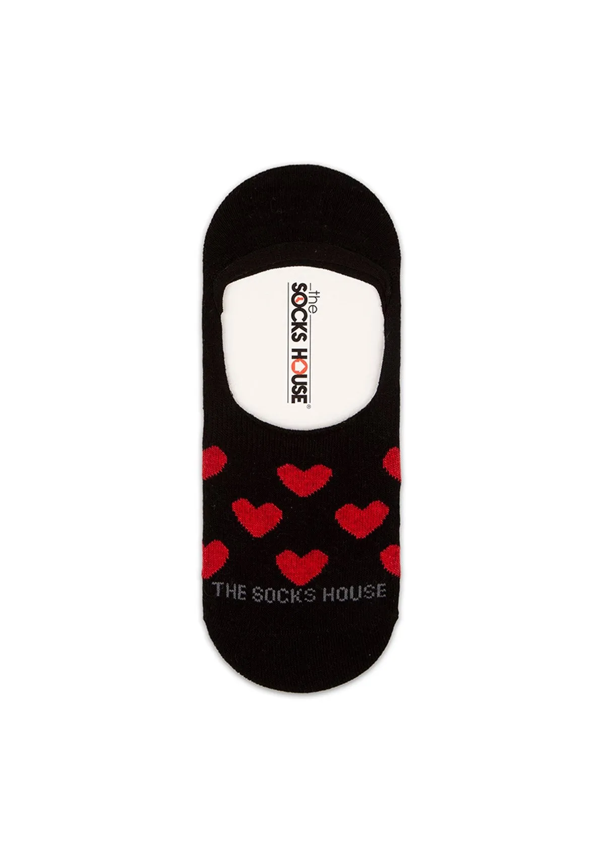 Heart Design Women Invisible Socks
