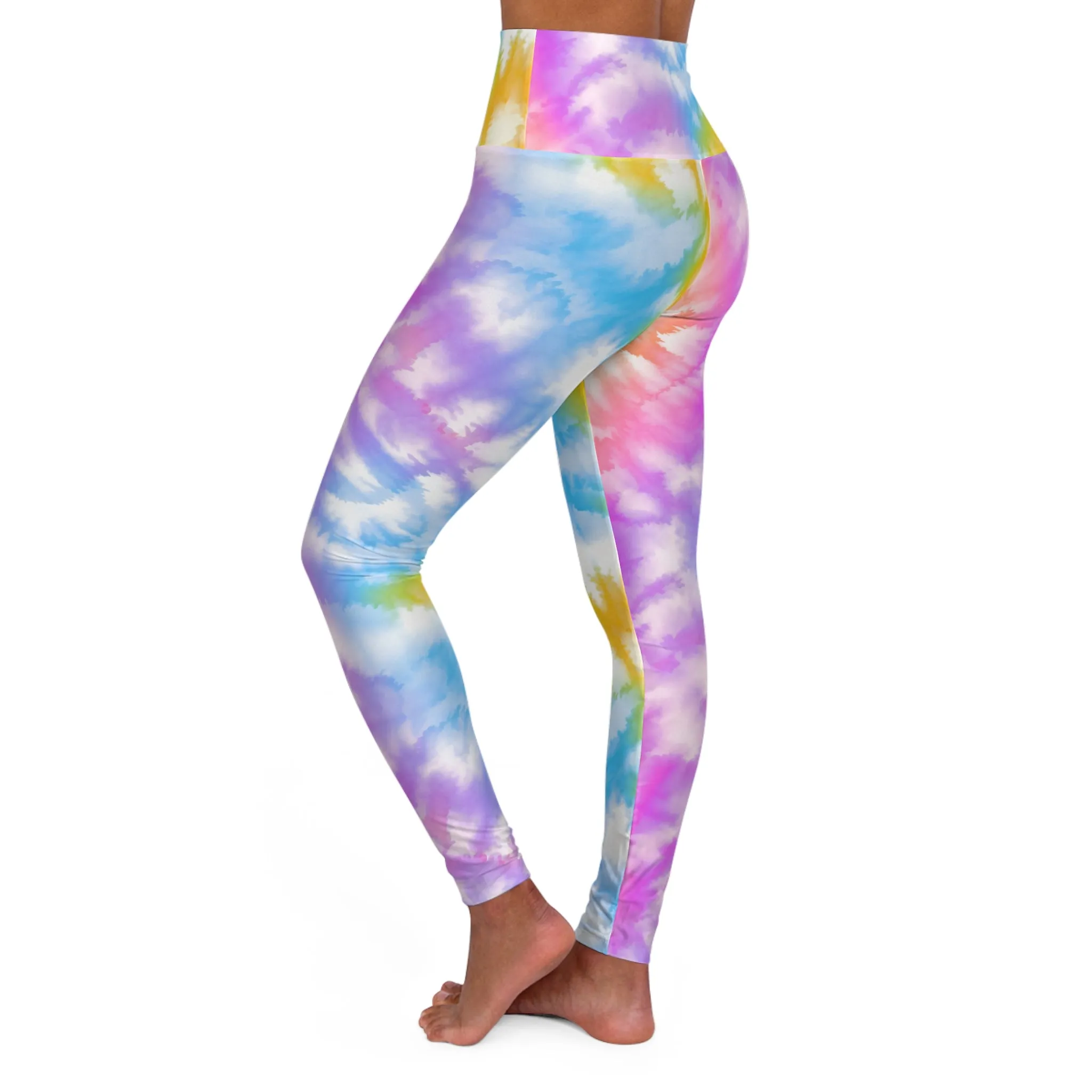 Heavenly Palette High Waisted Yoga Leggings for Active Lifestyle