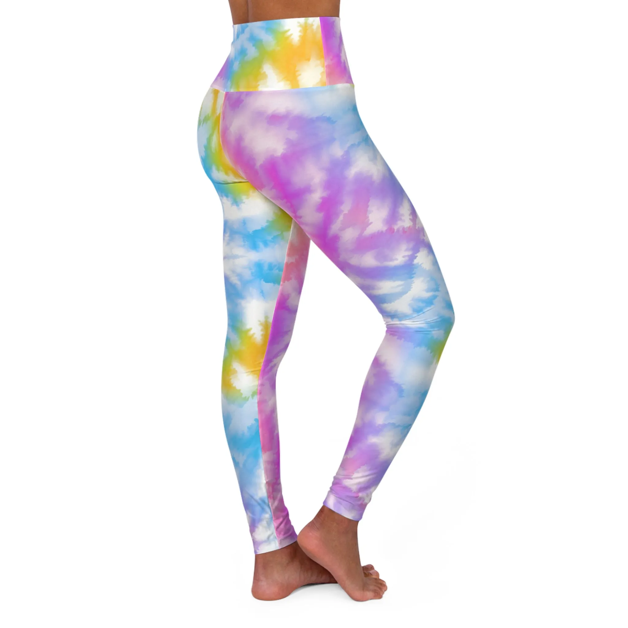 Heavenly Palette High Waisted Yoga Leggings for Active Lifestyle