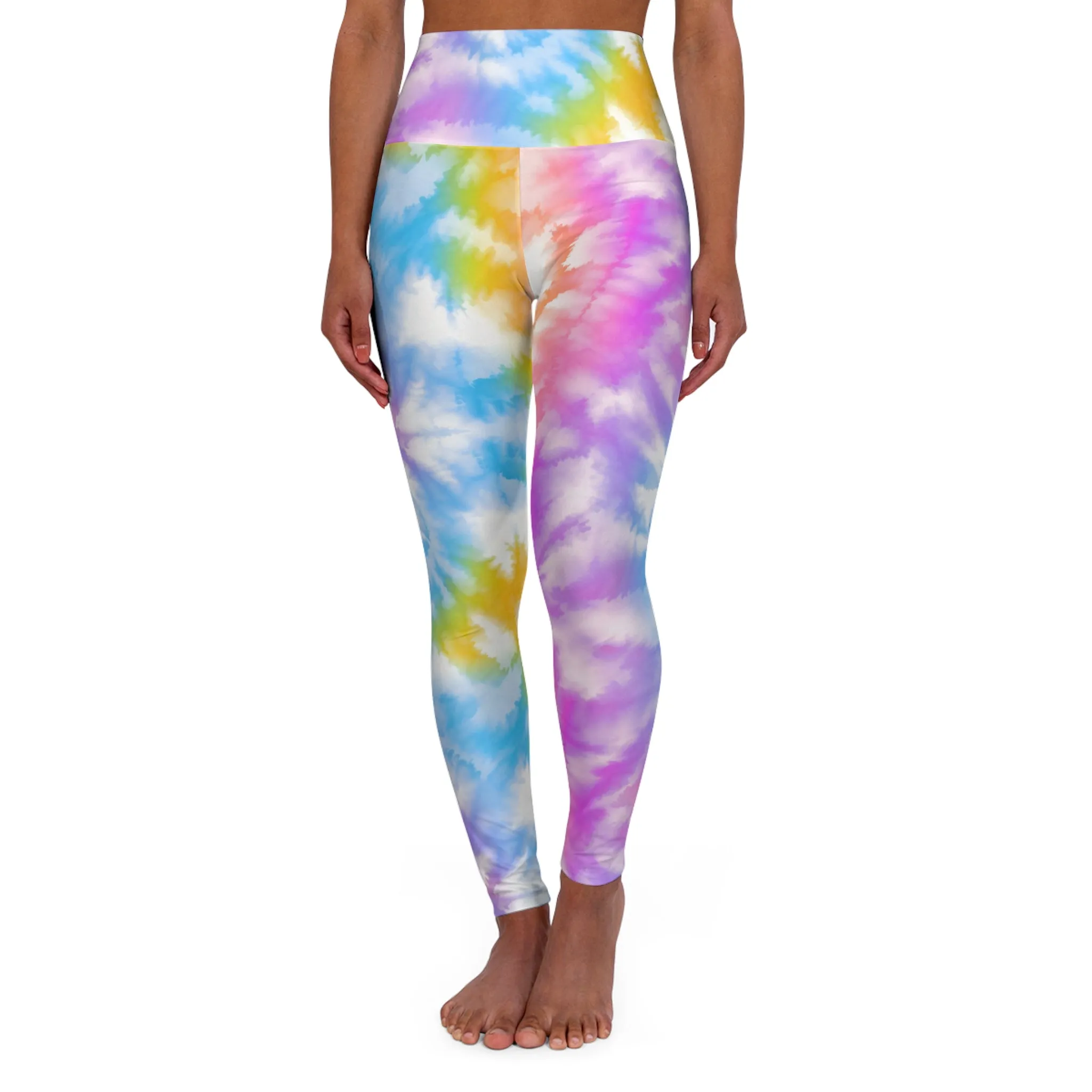 Heavenly Palette High Waisted Yoga Leggings for Active Lifestyle