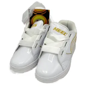 Heeley Propel 2.0 Shoe in White/Gold Size Y6/W7