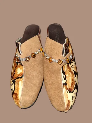 Helle Comfort Brown Wedges - preowned
