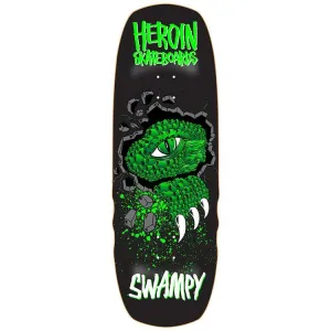 Heroin Skateboards Swampy Alligator Shovel Skateboard Deck 10.5"