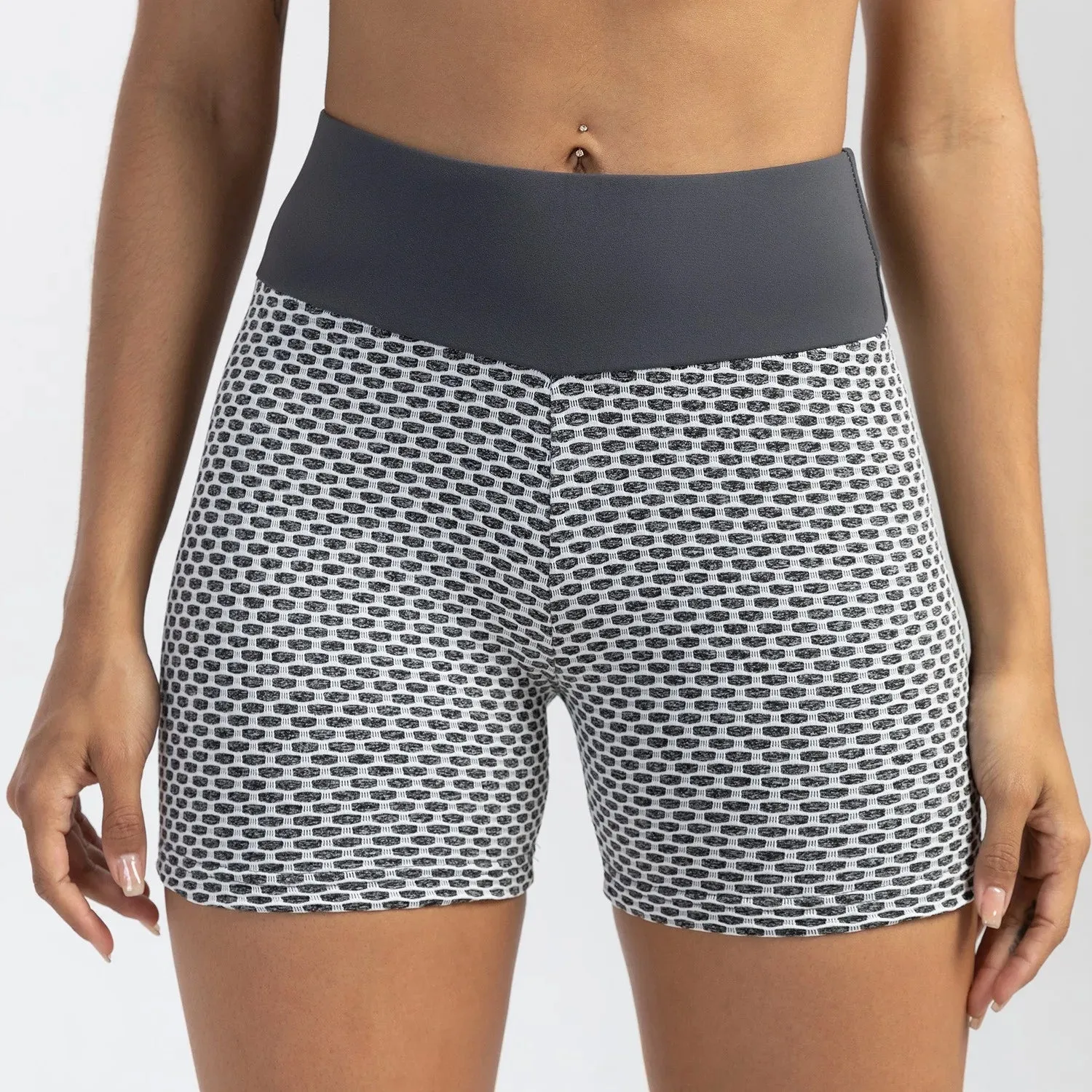 High Waist Scrunch Running Shorts