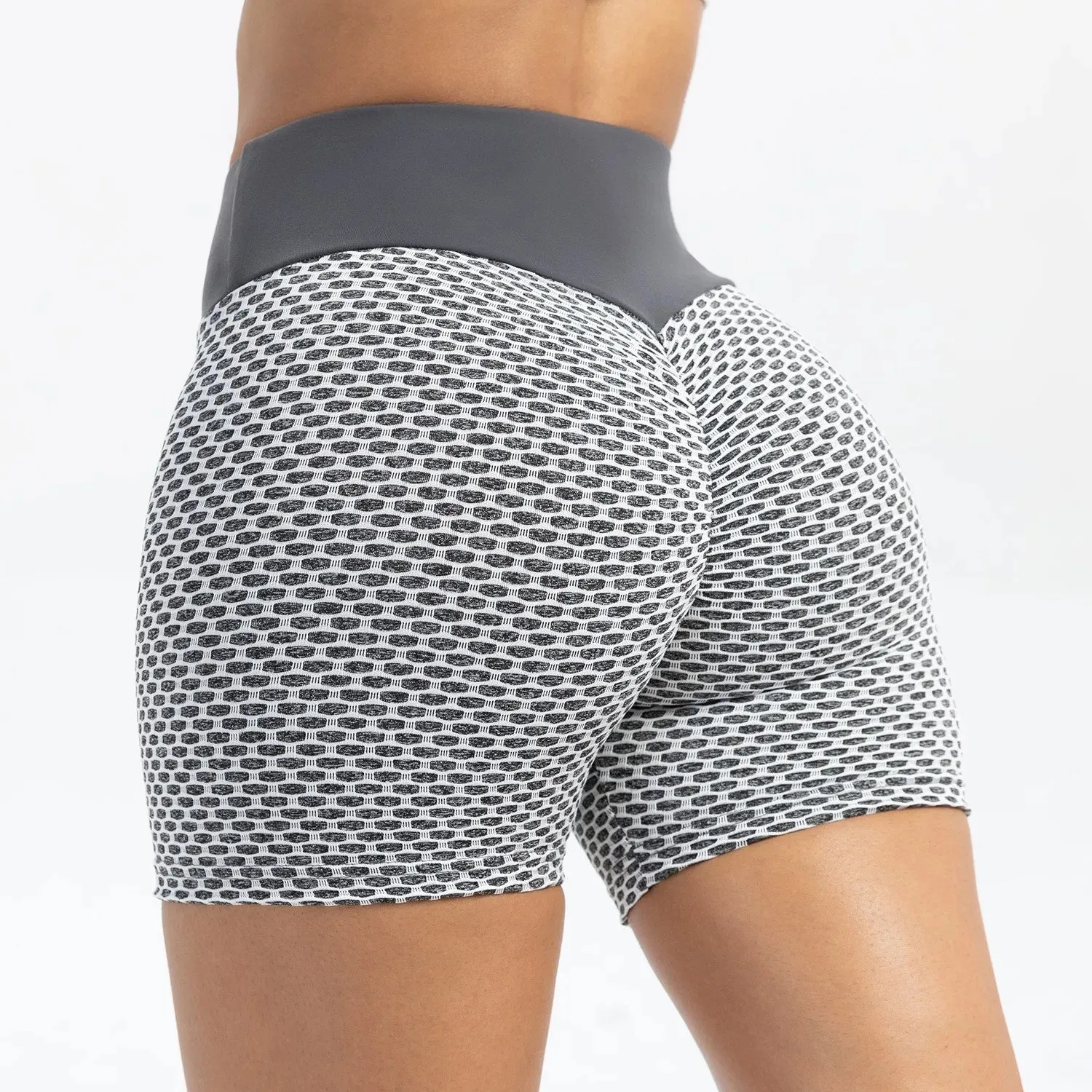 High Waist Scrunch Running Shorts