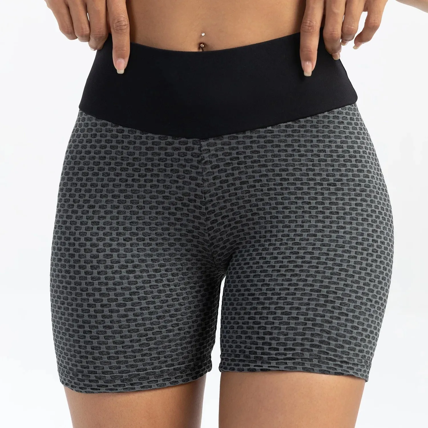 High Waist Scrunch Running Shorts